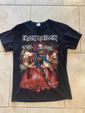Iron Maiden Book Of Souls USA Dates Tour Shirt 2017 M
